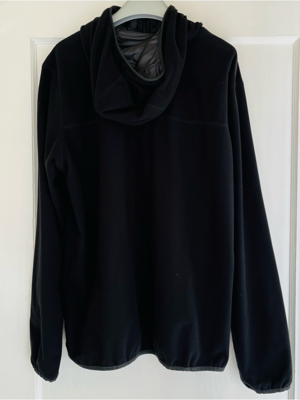 The North Face Reversible Full Zip Jacket Black Fleece Nylon Men’s Large - Picture 2 of 10